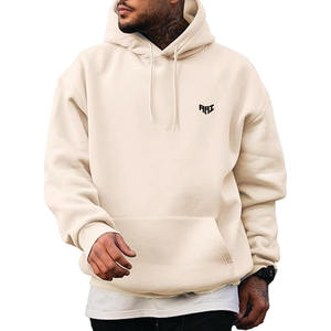 <b>Men</b>’s Premium <b>White</b> Hoodie Soft Cotton Blend Casual <b>Sweatshirt</b> for Winter Fashion Comfortable Everyday Wear - Product Image 1