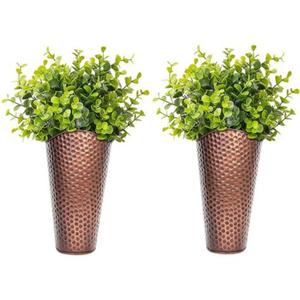 Forme et taille personnalisées Jardinières de luxe en laiton martelé pour la décoration élégante de la maison et du jardin Style moderne pour plantes d'intérieur et d'extérieur - Product Image 3