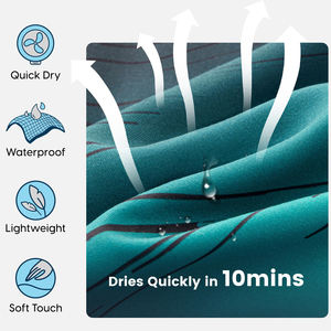 กางเกงขาสั้นชายหาดสไตล์ไฮสตรีทสำหรับผู้ชาย แห้งเร็ว ระบายอากาศได้ดี ชุดว่ายน้ำสั่งทำขายส่ง กางเกงชายหาดผู้ชาย - Product Image 6