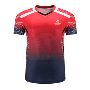 สินค้ามาใหม่ ขายดี คุณภาพพรีเมียม ระบายอากาศได้ดี ผ้าโพลีเอสเตอร์ 100% ซึมซับเหงื่อ แห้งเร็ว เสื้อเทนนิส ดีไซน์โดดเด่น - Product Image 1