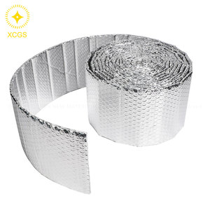 แผ่นฟองฟอยล์กันความร้อนวัสดุฉนวนหลังคาทรงสี่เหลี่ยมสะท้อนแสงขอบกันไฟเสริมทันสมัยสำหรับโกดัง - Product Image 1