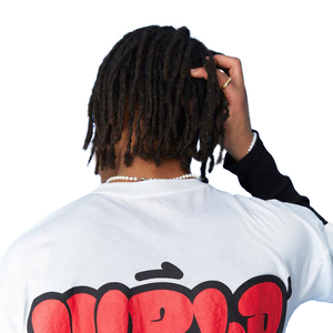 T-shirt unisexe surdimensionné pour impression numérique 3D personnalisée, logo personnalisé, vente en gros, fabricant personnalisé, 100% coton tricoté - Product Image 5