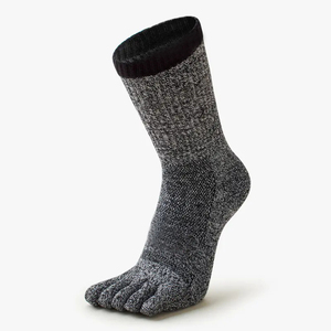 Chaussettes de haute qualité coton élastique personnalisé hommes léger confortable doux respirant cinq doigts chaussettes de sport - Product Image 5