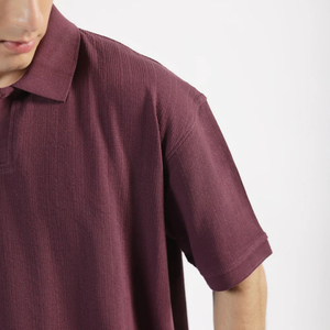 Polo de Lujo para Hombre - Corte Entallado - Hecho de Algodón de Alta Calidad, Transpirable y Suave - Manga Corta - Product Image 4