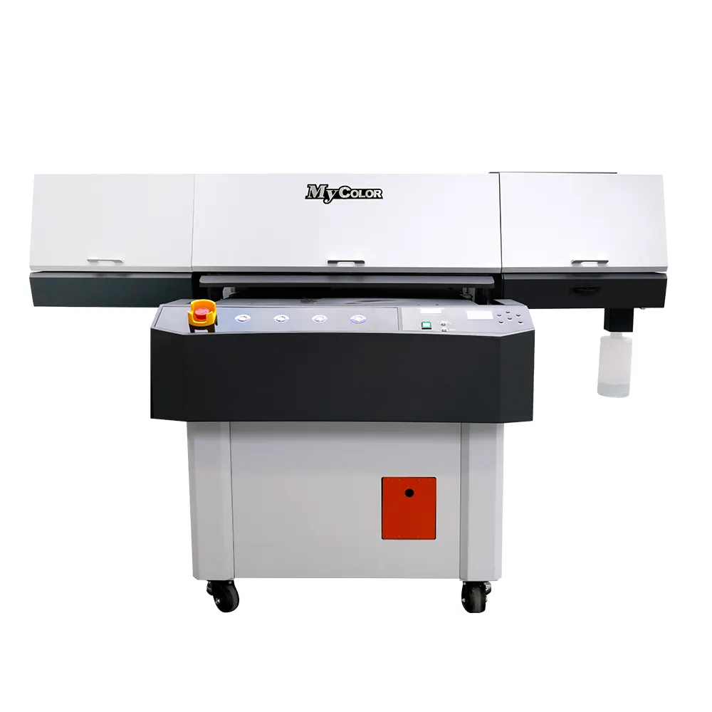 MyColor uv flatbed printer Visual positioning easy to use 9060 6090 size inkjet printer machine new tech