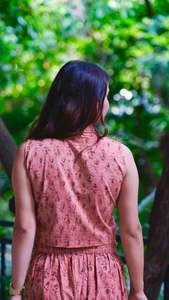 กางเกงฮาเร็มพิมพ์ลายเรยอนสำหรับผู้หญิง XL กางเกงฮาเร็มผ้าฝ้ายน้ำหนักเบากางเกงเลกกิ้งผ้ายืดทรงพอดีตัวสไตล์โบฮีเมียนพริ้วไหว - Product Image 3