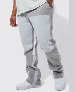 Venta al por mayor unisex all over puff Print slim fit recto lavado streetwear bulk cargo Sport pantalones de chándal - Product Image 2
