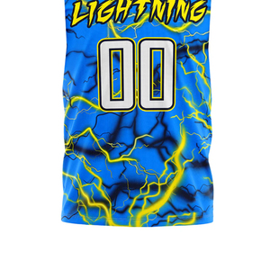 Ensembles de maillots de football américain 7v7 avec logo personnalisé de haute qualité Taille XL avec short à motif de drapeau pour les sports d'été - Product Image 6