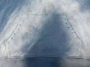 Sweat à capuche court ample et respirant personnalisé, lourd, avec motif en relief 3D, style streetwear anime Harajuku, doublé en polaire pour homme - Product Image 5