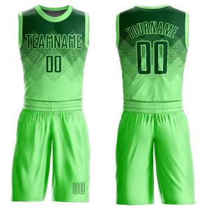 Ensemble d'uniformes de basket-ball personnalisés hommes femmes respirant maillot de sport à séchage rapide et short pour tournoi d'équipe scolaire et collégial - Product Image 1