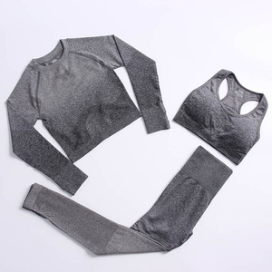 Hot Sale Multi Function Customized Stylish 2-Piece Breathable <b>Yoga</b> <b>Sets</b> for Women Available Different Sizes Colors - Product Image 5