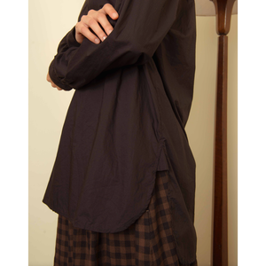 Blusa Formal de Algodón para Mujer VETALI, Bordada con Flores, Popelina de Seda, Cuello con Volantes, Talla Única y XL a 4XL, Negra, para Fiestas - Product Image 1