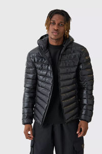OEM logotipo personalizado de alta calidad 100% poliéster hombres invierno cálido Puffer chaqueta al aire libre a prueba de viento impermeable chaqueta de burbujas para los hombres - Product Image 3
