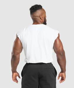 Camisetas sin mangas de verano de talla adulta, chaleco deportivo para entrenamiento, camisetas sin mangas informales de gran tamaño para hombre - Product Image 3