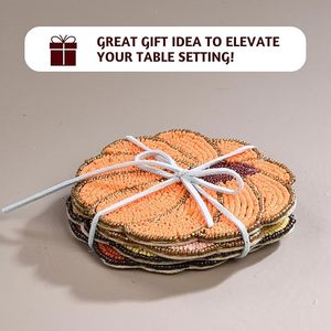 Best Theme Design Glass Beads <b>Table</b> <b>Coaster</b> Best for Parties and Other Functions Tableware Decorative Beast Design <b>Coaster</b> - Product Image 3