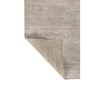 Alfombra Entropy Ivory de Lana y Seda de Bambú Anudada a Mano AKWS-13073, 10 mm de Grosor, Rectangular, Abstracta, para Dormitorio, Pasillo, Hogar - Product Image 5