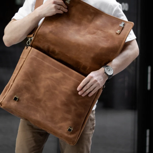 Laptop, Gifts for Men, Mens Satchel, Messenger Bag Men, Personalized <b>Briefcase</b> for Men <b>Leather</b> <b>Briefcase</b> Man - Product Image 2