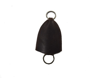 Porte-clés cloche personnalisable en cuir véritable réglable de qualité supérieure fait à la main pour les cadeaux, le bureau à domicile et l'utilisation quotidienne - Product Image 2