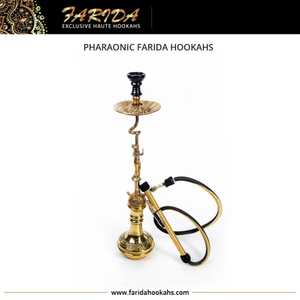 Cachimba Egipcia de Latón de Lujo Personalizada, Estilo Faraónico, Alta Calidad, Técnica de Laca Única, Tallada a Mano, Cachimbas Farida - Product Image 6