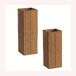 Porte-parapluie élégant 2025 bohème en rotin tissage d'herbe de mer avec motif animal mignon décor idéal cadeau parfait pour toute occasion - Product Image 5