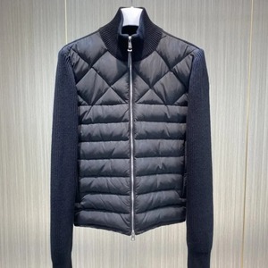 Chaqueta de plumón informal para hombre de Otoño/Invierno, plumón de ganso blanco tejido de lana, abrigo de moda de cuello alto de color sólido - Product Image 2