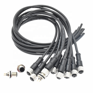 Conector de Panel de Acero Inoxidable M12, 4 Pines, IP65 Impermeable, Receptáculo de Alimentación de Cobre de 5A, Pin Macho de 120V para Soldadura de PCB - Product Image 5
