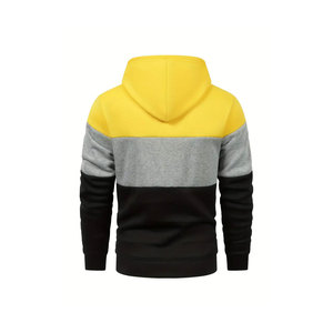 Sweat à capuche épais de haute qualité pour hommes 500gsm French Terry Drop Shoulder surdimensionné et sans ficelles-pour l'hiver - Product Image 2