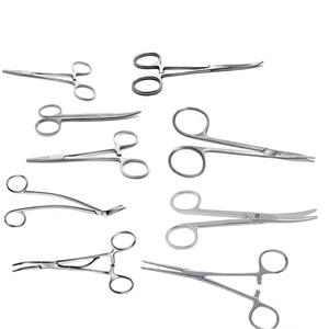 Ensemble complet d'instruments de neurochirurgie pour le crâne, en acier, marqué CE, ciseaux manuels Metzenbaum Debakey, burin, Pean Mosquito - Product Image 2