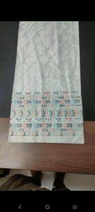 Tissu satiné de travail Daman lourd le plus demandé Matériau antistatique tricoté brodé de qualité supérieure pour Textile de maison de mariage de créateur - Product Image 2