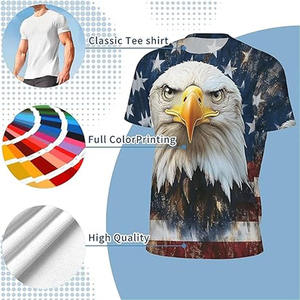 T-shirts en coton doux avec logo personnalisé de haute qualité 180 g/m² T-shirt en coton vierge pour hommes Vente en gros - Product Image 4