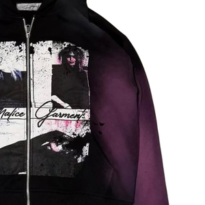 เสื้อสวมหัวพิมพ์ลายจอสำหรับผู้ชายเสื้อฮู้ดกระเป๋าธรรมดาเฮฟวี่เวทกราฟิกแบบกำหนดเอง - Product Image 5