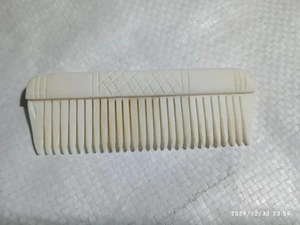 Peine de pelo de hueso de Búfalo Blanco Natural respetuoso con el medio ambiente personalizable, estilo Animal tallado inspirado en la naturaleza Simila de tradebit - Product Image 3