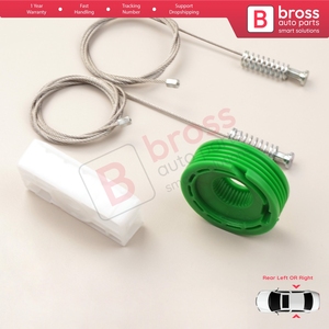 BWR5240 Kit de réparation de lève-vitre arrière gauche ou droit pour classe CLK W208 C208 A208 1997-2003 CLK55 AMG CLK320 CLK430 - Product Image 6