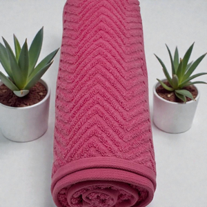 Toalla de Baño de Lujo 100% Algodón, Diseño Texturizado en Espiga, Oeko-Tex, Suave y Absorbente, Toalla de Ducha Grande, Venta al Por Mayor, Sin Logotipo - Product Image 2