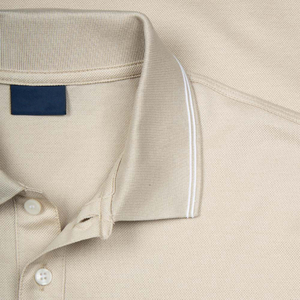 Venta al por mayor de camisetas casuales de los hombres 100% poliéster personalizado bordado a cuadros camisetas de golf transpirable con servicio OEM - Product Image 4