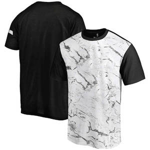 T-shirts tricotés 220g pour hommes T-shirts en polyester/coton vierges sur mesure avec sonnerie Design par sublimation de style formel - Product Image 4