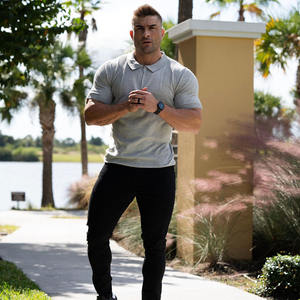 Nuevo Polo de marca gris con estilo para hombre, sublimación informal, algodón orgánico, alta demanda, último estilo, colección de verano - Product Image 1