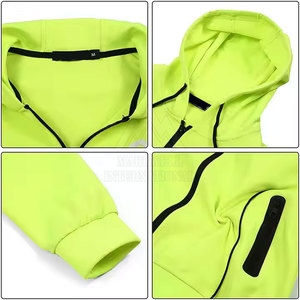 Survêtement deux pièces à fermeture éclair pour hommes, survêtement de jogging deux pièces à fermeture éclair, sur mesure à bas prix - Product Image 2