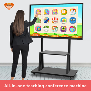 La plupart utilisés dans les conférences américaines Tableau blanc interactif intelligent de 100 pouces Conférence interactive numérique Contrôle tactile Tout-en-un - Product Image 2