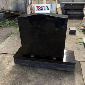 Pierre tombale <span class=keywords><strong>en</strong></span> <span class=keywords><strong>granit</strong></span> noir absolu bon marché, Zimbabwe, pierres tombales noires au Zimbabwe, production pouvant être transportée du Zimbabwe - Product Image 2