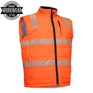 Chaleco de Alta Visibilidad Personalizado con Forro Polar, Sin Costuras, Certificado CE, con Cierre, para Trabajo, para Hombre - Product Image 1
