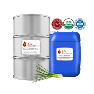 Certificado de la mejor calidad de grado terapéutico Palmarosa aceite esencial Cymbopogon Martini vapor destilado fabricado y suministrado - Product Image 2