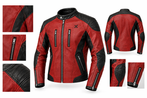 เสื้อแจ็คเก็ตมอเตอร์ไซค์หนัง Heritage Racer |   สีแดงเบอร์กันดี สีดำ สีเขียว สีน้ำตาล |   ผู้ผลิต OEM ODM |   คุณภาพระดับพรีเมียม | - Product Image 6