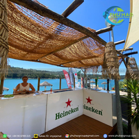 Bestseller Produkt SHADOW MESH / PALM MAT Erschwing licher Luxus: Kokos netz für Haus und Resort Sonnenschirm