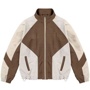 ชุดวิ่งออกกำลังกายกันลมสำหรับผู้ชายชุดวอร์มเสื้อกันลมเสื้อแจ็คเก็ตไนลอน - Product Image 5