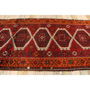 พรมขนาด 4.3x8.7 ฟุต, พรมวินเทจตุรกี, พรมสีแดงสไตล์ตะวันตกเฉียงใต้ - Product Image 2