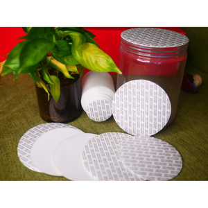 Vietnam Manufacturer's Die Cut Foam Seal Liners Good Choice Pressure Sensitive <b>Bottle</b> <b>Stopper</b> Paper Laminated Lid for Storing - Product Image 3