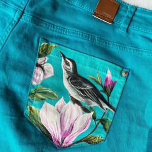 Pantalones cortos vaqueros de talla S vintage Pantalones vaqueros para otras manualidades Pantalones cortos - Product Image 1