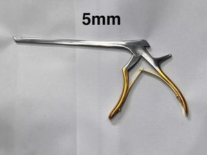 German Stainless Steel Kerrison Rongeur Set 8 Inch 45 Degree Upward Gold Handle <b>Neurosurgery</b> <b>Instruments</b> - Product Image 6