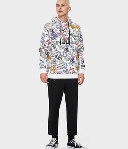 Sudadera con Capucha para Hombre, Corte Regular, Forro Polar de Invierno, Ecológica, de Secado Rápido, Color Sólido, Tallas Grandes, Venta al Por Mayor - Product Image 3